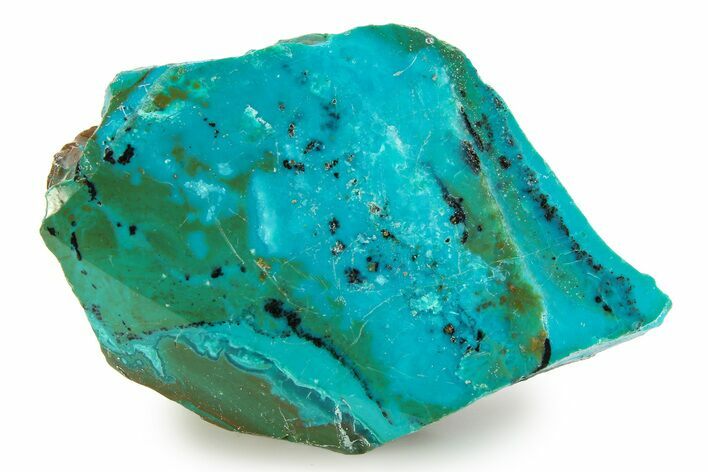 Polished Atacama Blue Opal (Chrysocolla & Opal) - Chile #352133